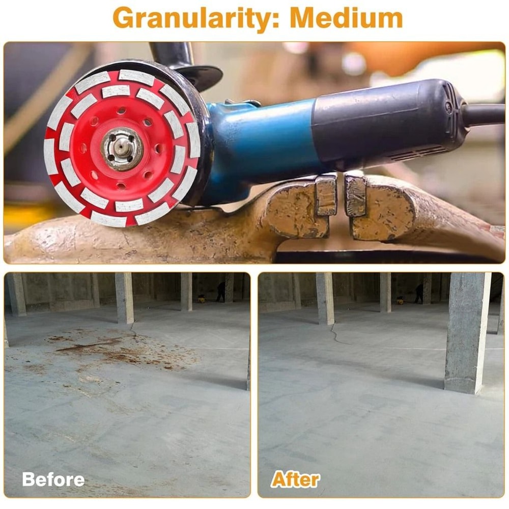Diamond Grinding Wheel Disc Concrete Stone Granite Segment Aperture HighPerformance 6