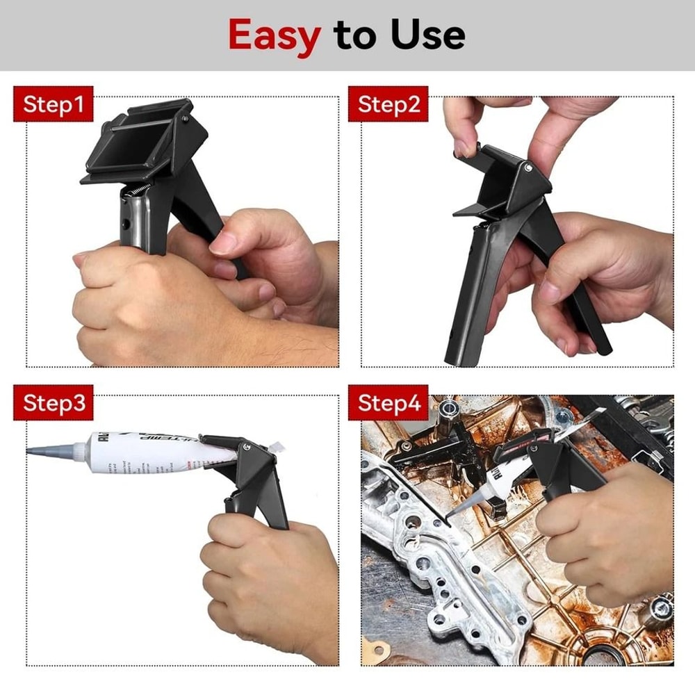 Industrial Silicone Tube Extrusion Tool Steel Dispenser For Adhesives Hair Dye And Sealants 4