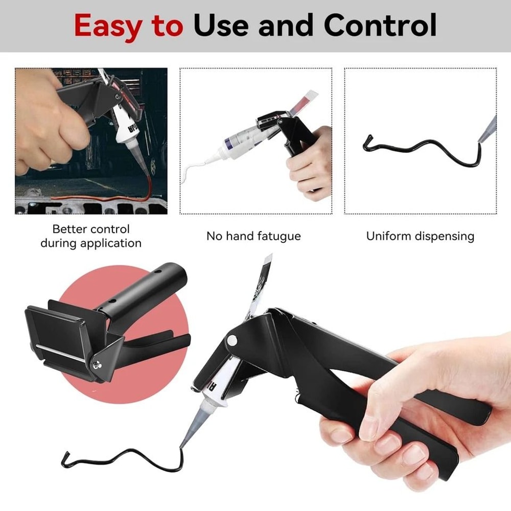 Industrial Silicone Tube Extrusion Tool Steel Dispenser For Adhesives Hair Dye And Sealants 5