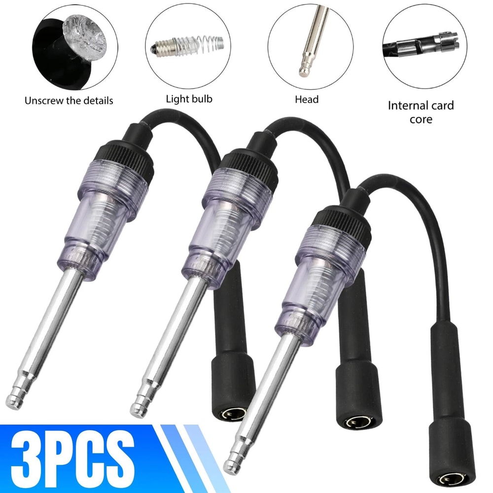 Ignition System Coil Tester Spark Plug Diagnostic Tool Auto Engine Tester Troubleshooting Tool For 7