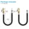 Tire Inflator Extension Hose Adapter With QuickConnect Chuck Durable Rubber Metal For Cars 2