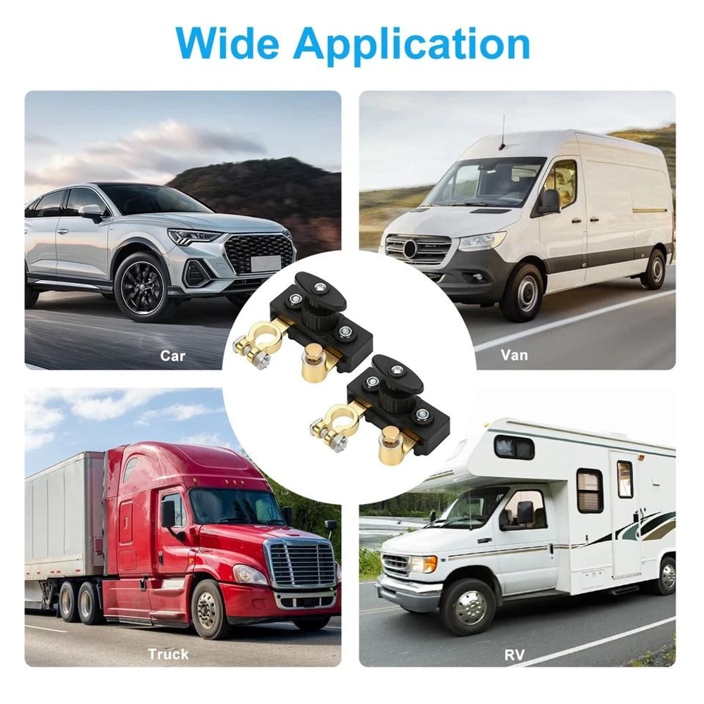 Universal Battery Disconnect Switch Toggle Power Cutoff For Car RV Boat Truck ATV 1