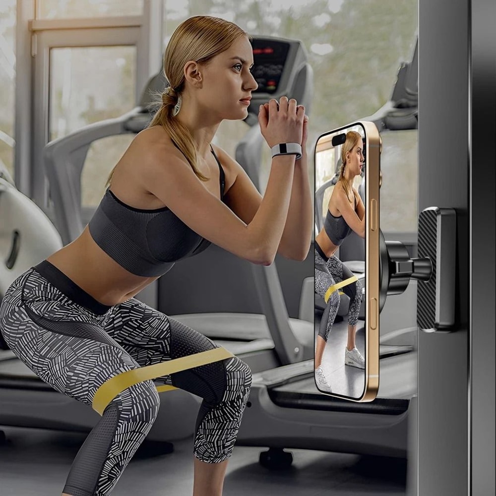 Magnetic Phone Holder For Gym DualSided Magnet Universal Golf Cart Mount Compatible With IPhone 3