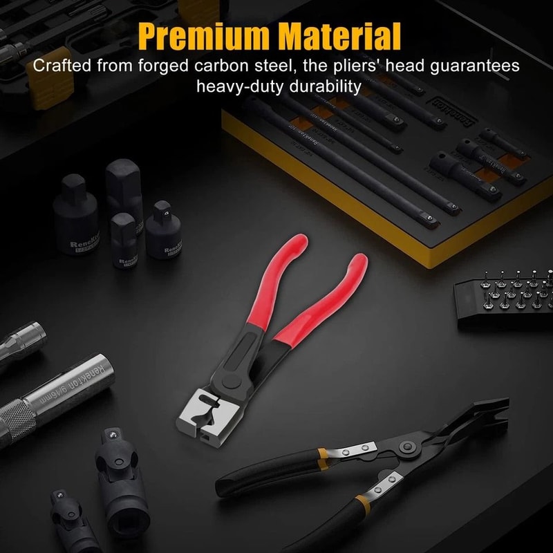 Clic Clic R Type Hose Clamp Plier Practical Collar Pliers CV Boot Clamp Tool Heavy Duty Carbon Ste 7