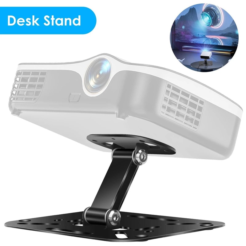 Universal Projector Stand Foldable Desktop Ceiling Mount With 14 Screw For Home Office Use 1