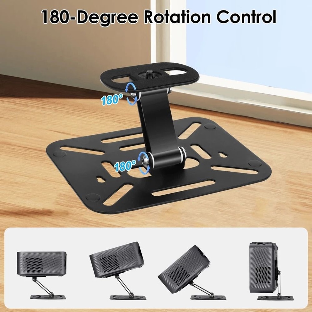 Universal Projector Stand Foldable Desktop Ceiling Mount With 14 Screw For Home Office Use 4