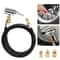 Tire Inflator Hose Extension Adapter For Schrader Valves Compatible With Cars Motorcycles Bikes 0