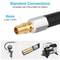 Tire Inflator Hose Extension Adapter For Schrader Valves Compatible With Cars Motorcycles Bikes 6