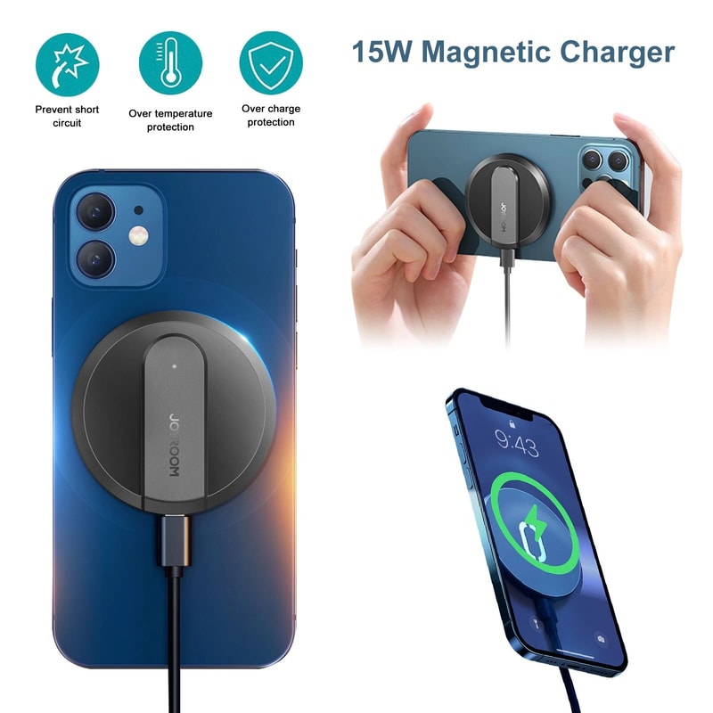 Wireless Magnetic Fast Charger Qi Universal Charging Pad For IPhone Series Samsung Huawei Devices 1
