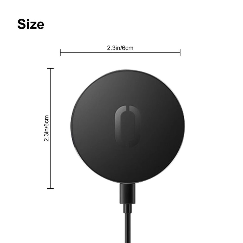 Wireless Magnetic Fast Charger Qi Universal Charging Pad For IPhone Series Samsung Huawei Devices 2
