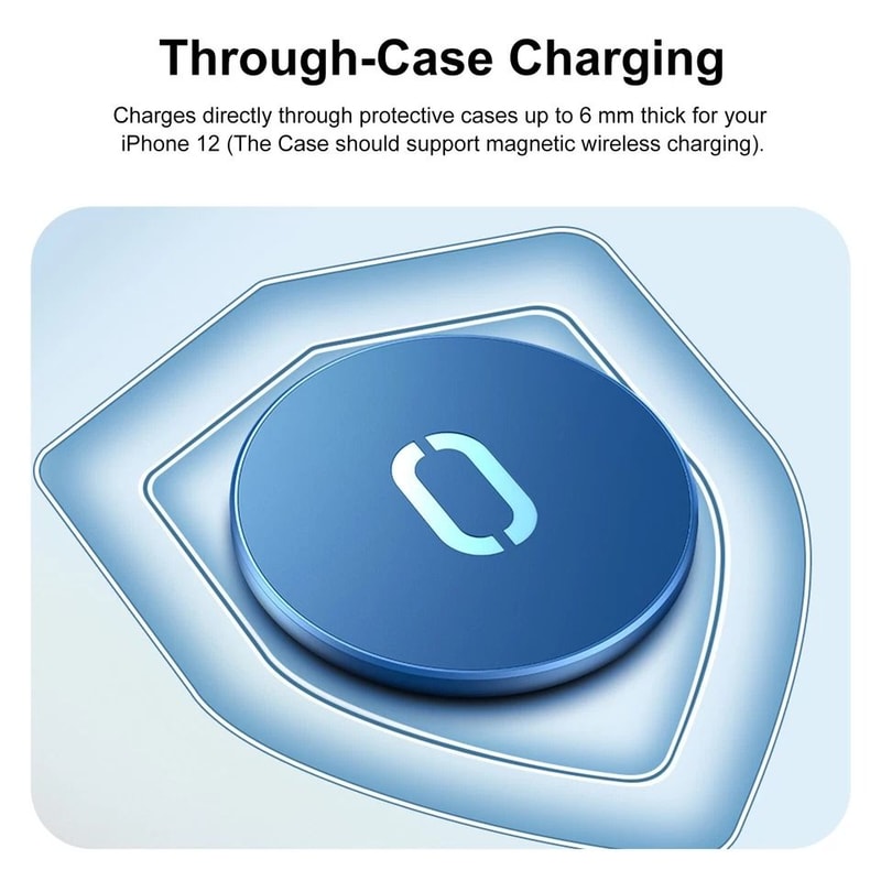 Wireless Magnetic Fast Charger Qi Universal Charging Pad For IPhone Series Samsung Huawei Devices 4