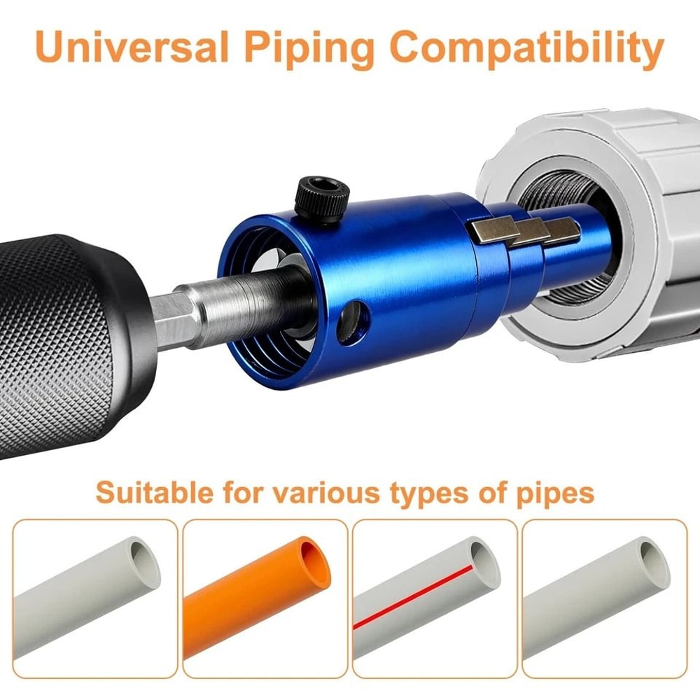 Internal Pipe Wrench Broken Pipe Extractor Nipple Valve RemoverTool For PVC PEX And Plastic Pipes 4