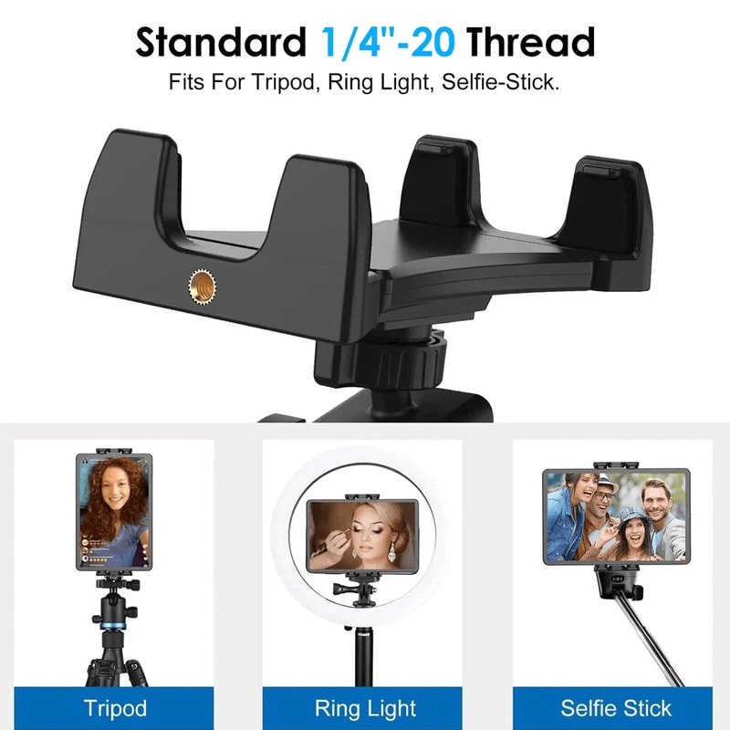 Adjustable Car Mount Holder For IPhone IPad Samsung Tablet Secure Phone Stand For Cars SUVs Trucks 1