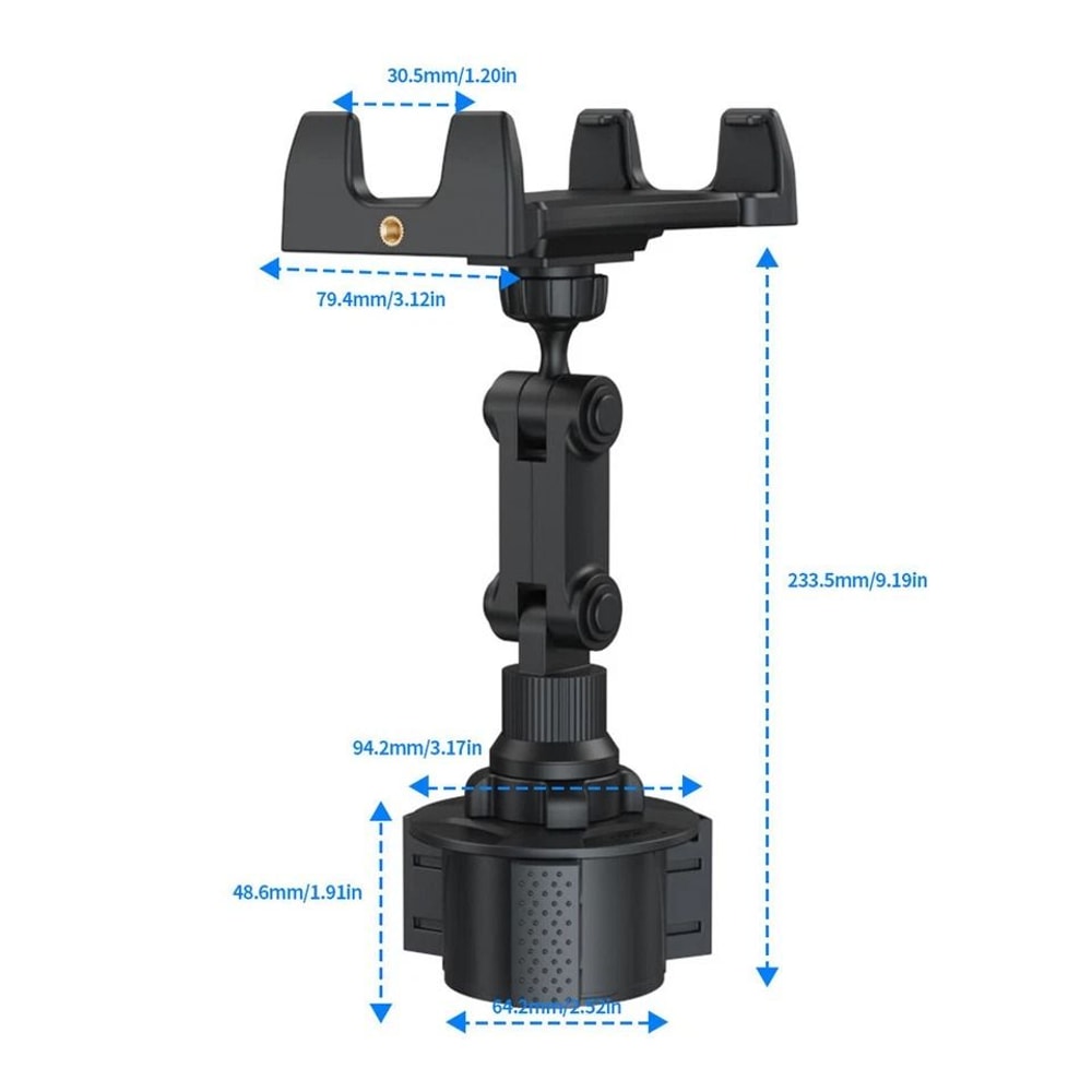 Adjustable Car Mount Holder For IPhone IPad Samsung Tablet Secure Phone Stand For Cars SUVs Trucks 2