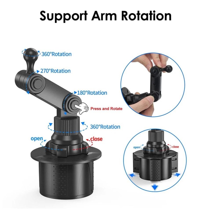Adjustable Car Mount Holder For IPhone IPad Samsung Tablet Secure Phone Stand For Cars SUVs Trucks 5