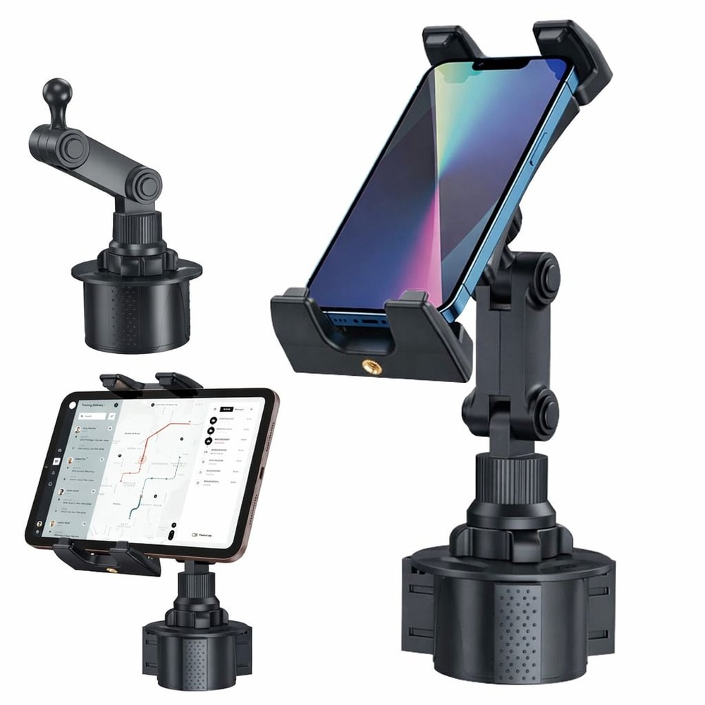 Adjustable Car Mount Holder For IPhone IPad Samsung Tablet Secure Phone Stand For Cars SUVs Trucks 0