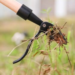 stand-up weed puller tool claw, outdoor garden root remover, easy-to-use weed killer for lawn, backyard