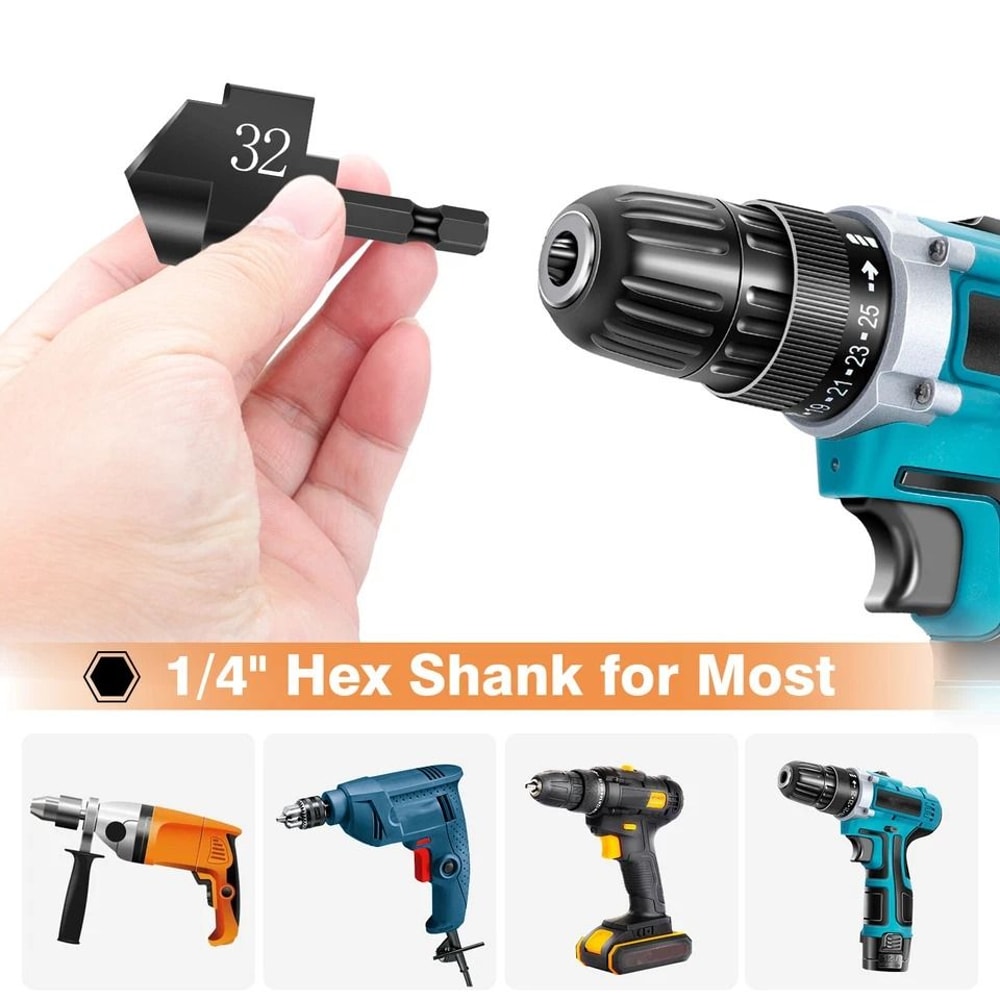 PPR Lifting Stepped Reamer Drill Bit For Water Pipe Tube Repair Chamfering Deburring Expansion 3