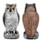 Garden Yard Scarecrow Owl Decoy Pigeon Repellent Bird Scare Statue Waterproof Plastic Owl For Yard 0