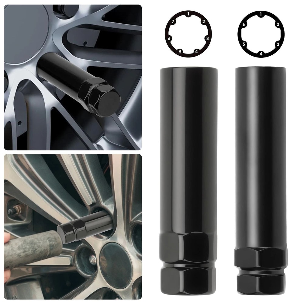 Carbon Steel Spline Lug Nut Socket Set Wheel Lock Removal Tool Automotive Repair Tool 0