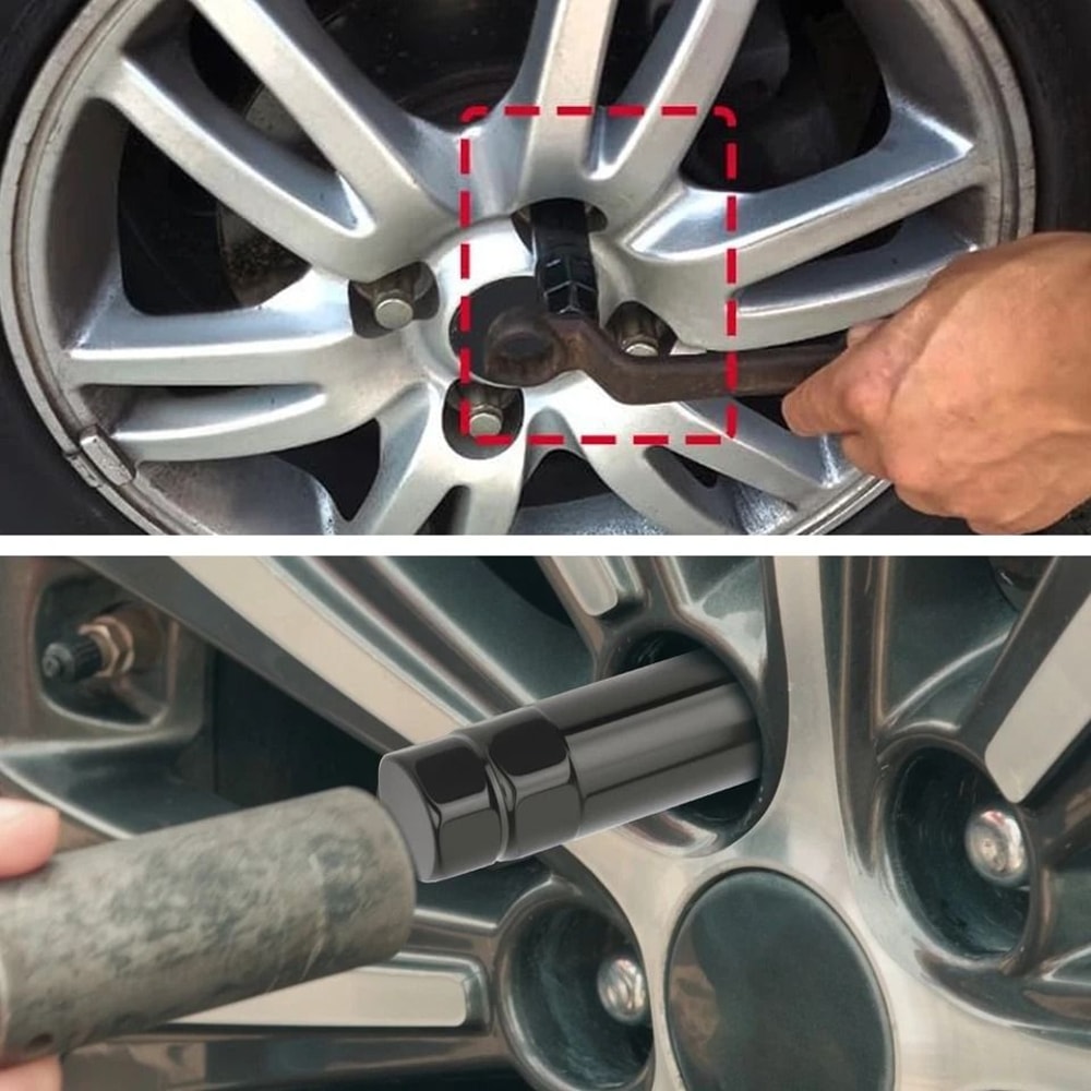 Carbon Steel Spline Lug Nut Socket Set Wheel Lock Removal Tool Automotive Repair Tool 1