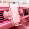 Air Vent Mount For IPhone Rotation Car Phone Holder Pink Android Thick Case Friendly 0