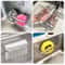 Kitchen Sink Caddy Sponge Holder With Suction Cups Stainless Steel Drain Rack Soap Storage Organize 3