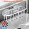 Kitchen Sink Caddy Sponge Holder With Suction Cups Stainless Steel Drain Rack Soap Storage Organize 5