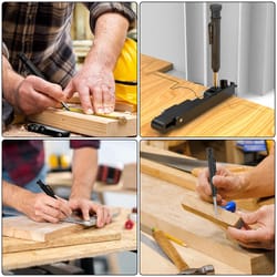 adjustable multi-function scribing tool, precise measuring gauge, versatile woodworking tool for stud walls and shop fit