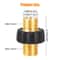 Brass Pressure Washer Adapter Quick Connect Hose Fitting Durable HighPressure Connector 1