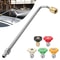 Pressure Washer Extension Wand With Spray Nozzle Tips Stainless Steel Telescoping Wand For Roof And 0