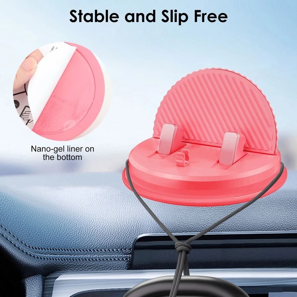 Rotating Car Dashboard Phone Mount NonSlip Holder For IPhone Samsung GPS Shock Resistant Washable R 6