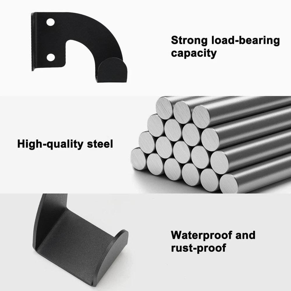 Heavy Duty Chainsaw Wall Rack Organizer Hooks For Garage Workshop Hedge Trimmer Storage 6