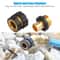 Garden Hose Quick Connect Set LeakProof Female Male Connectors Universal Fit For Hoses Sprayers And 3