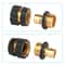 Garden Hose Quick Connect Set LeakProof Female Male Connectors Universal Fit For Hoses Sprayers And 5