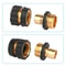 Garden Hose Quick Connect Set LeakProof Female Male Connectors Universal Fit For Hoses Sprayers And 5