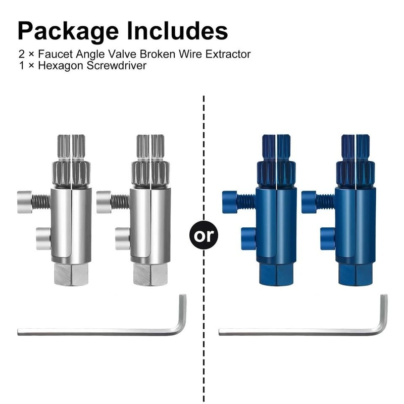 Adjustable Broken Pipe Extractor Damaged Thread Removal Tool For Faucet And Water Pipes 9