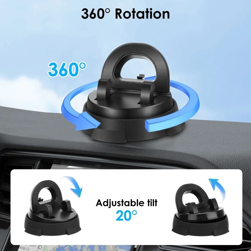 Adjustable Car Phone Mount Dashboard Tablet Holder For IPhone IPad GPS NonSlip Washable Reusable B 4