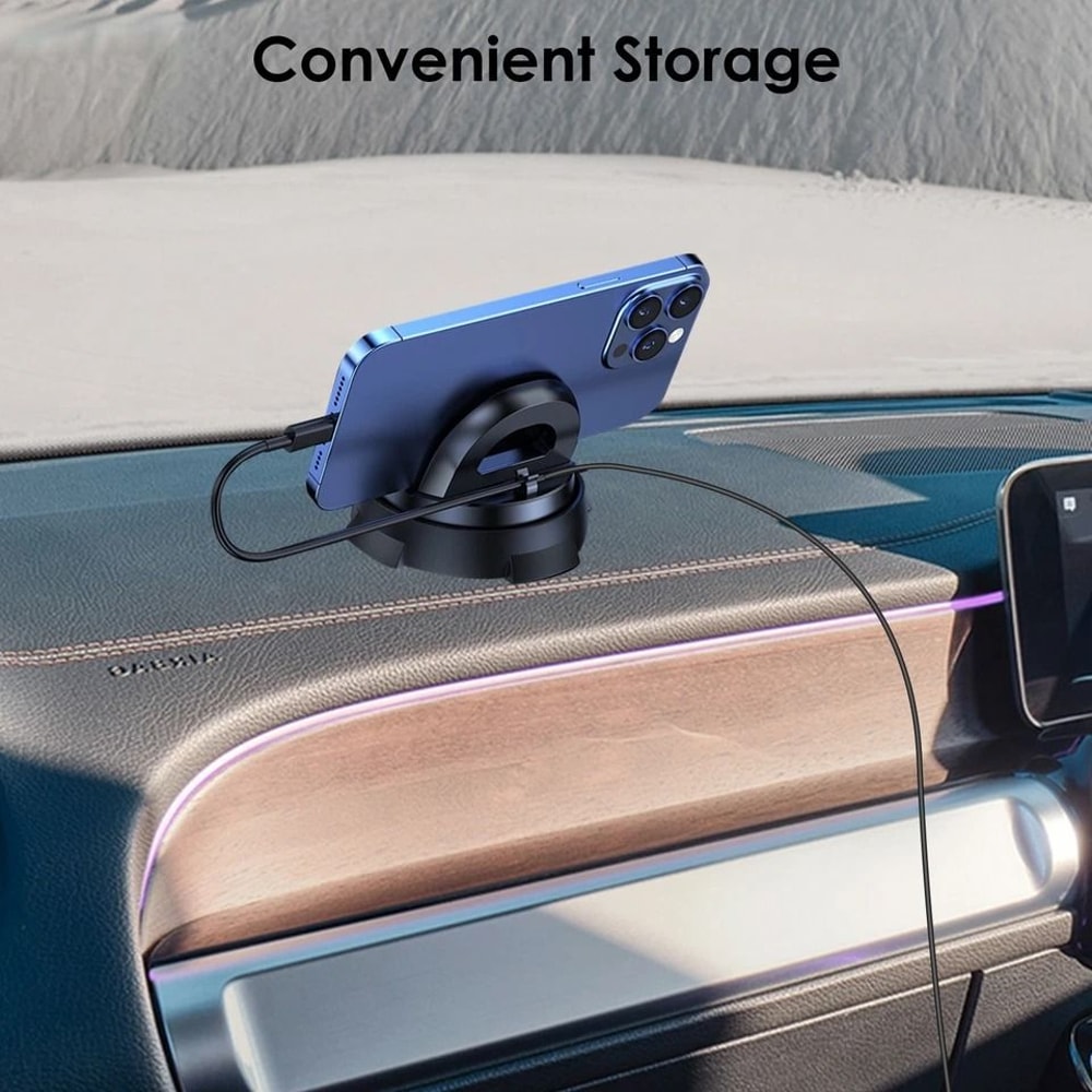 Adjustable Car Phone Mount Dashboard Tablet Holder For IPhone IPad GPS NonSlip Washable Reusable B 6