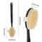 Detachable Bath Body Bristle Brush With 185 Long Handle Ergonomic Wooden Back Scrubber For Shower A 1
