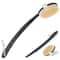 Detachable Bath Body Bristle Brush With 185 Long Handle Ergonomic Wooden Back Scrubber For Shower A 4