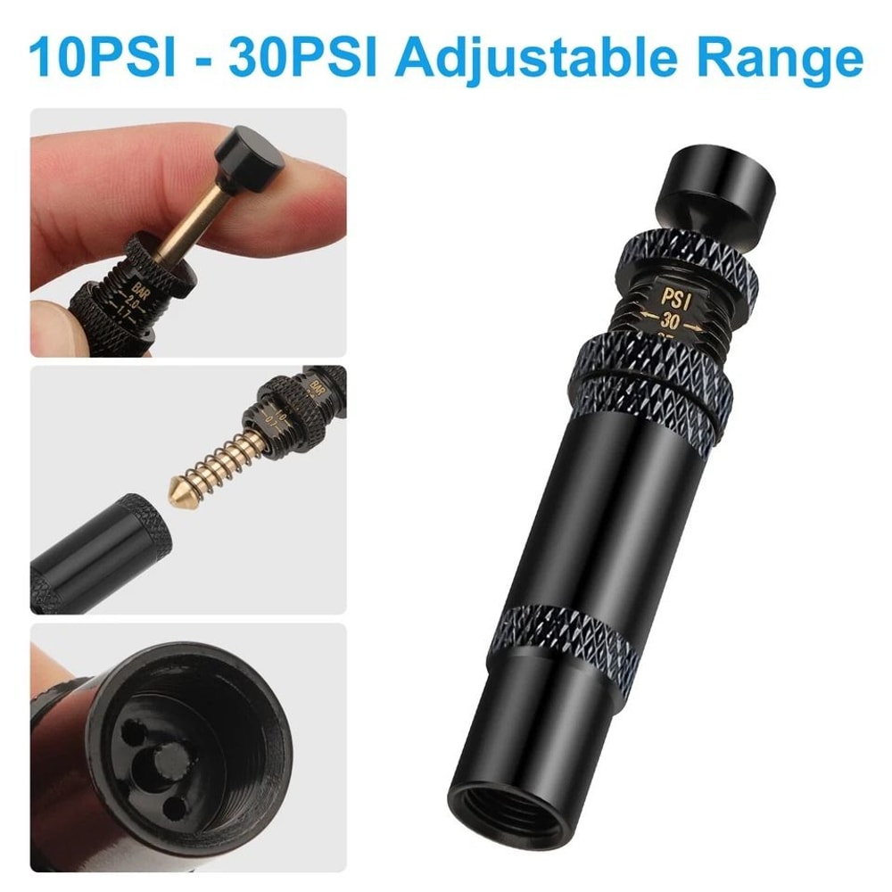 Adjustable Tire Deflator Kit AutoStop PSI OffRoad Valve Stem Tool For Truck SUV Motorcycle ATV Jeep 3