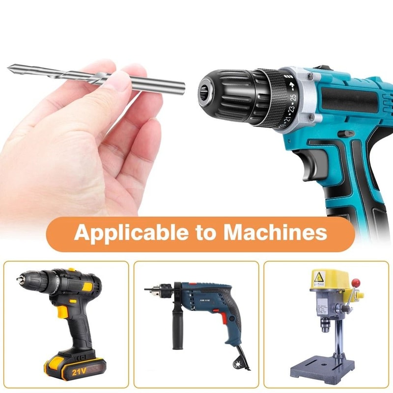 Drywall Cut Out Bit Titanium Coated Rotary Tool Saw HSS GuidePoint Precision Cutout Router Bit For