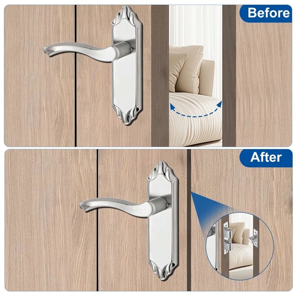 Silver Closet Door Catch Latches Double Ball Cabinet Catch Zinc Alloy Adjustable Tension For Cabine 4