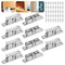 Silver Closet Door Catch Latches Double Ball Cabinet Catch Zinc Alloy Adjustable Tension For Cabine 1