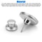 Magnetic Curtain Clips NailFree Button Buckle Silver Alloy DoubleSided Magnets Home Decor 1