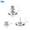 Magnetic Curtain Clips NailFree Button Buckle Silver Alloy DoubleSided Magnets Home Decor 6