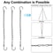 Hanging Plant Chains Iron Basket Hooks Durable For Indoor Outdoor Flower Pots Wind Chimes Bird Fee 4