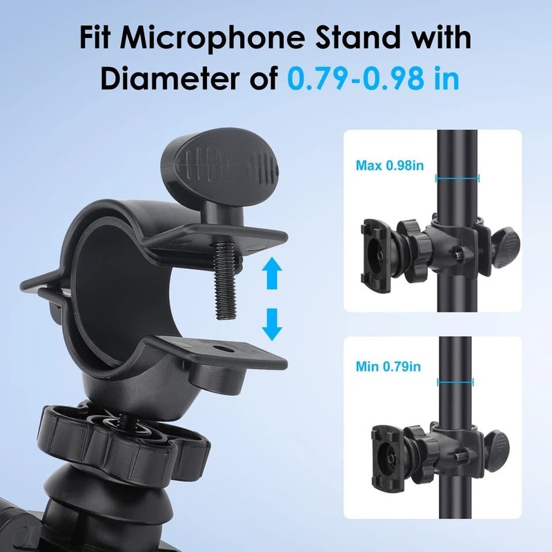 Universal Music Microphone Stand Holder For IPad Mini IPad Samsung Galaxy Tab 1