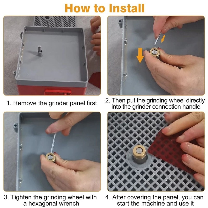 Diamond Grinding Head Glass Grinder Bits Brass Core Stained Ceramic Grinding Tool 2